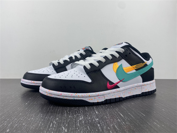 Nike Dunk Low Multiple Swooshes White Washed Teal FD4623-131