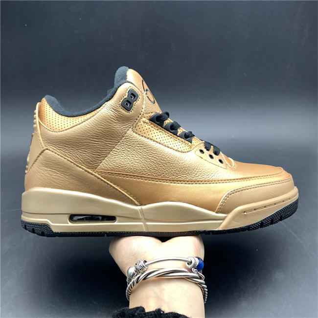 OVO x Nike Air Jordan 3 "6IX" Men's Gold/Black  DK6883-097