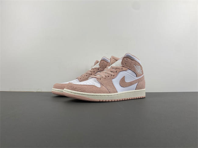 AIR JORDAN 1 MID SE "LEGEND PINK" GS SHOES  FN7432-161