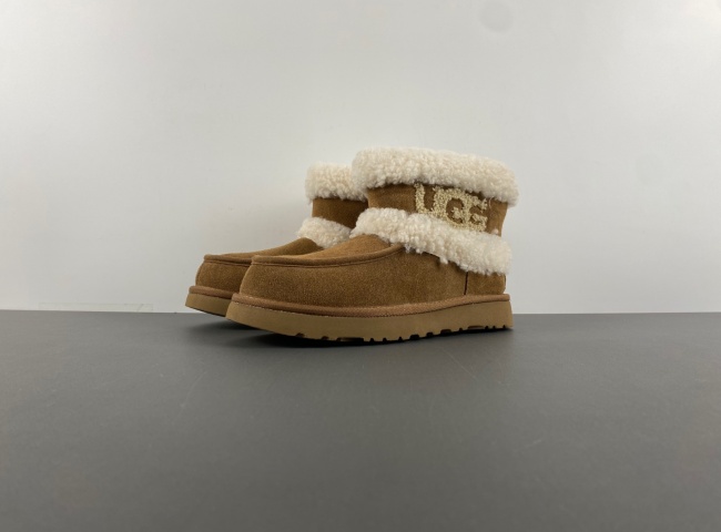 UGG W Ultra Mini Ugg Fluff braun  W/1145410