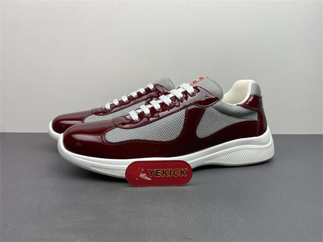 Prada Cup Sneaker Burgundy